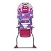 Cosco Kids Folding High Chair for Babies and Toddlers (from 6 Months to 50 lbs) Simple Fold Deluxe with 3-Position Tray, Portable High Chair, Monster Shelley