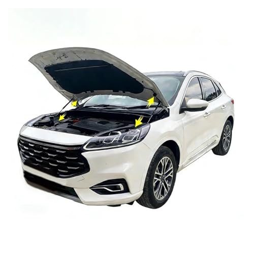 Support de levage couvercle capot en carbone bleu pour Ford Escape - 4