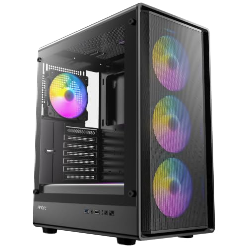 VX510 Argb, 750W 80+ Bronze Psu Dahil, 4x120 mm Argb Fan, Temperli Cam, 240 mm Sıvı Soğutma Destekli Atx Mid-Tower Oyuncu Kasası, Siyah