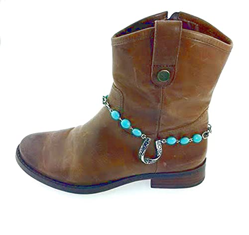 Roger Enterprises Boot Chain Jewelry Anklet Ankle Bracelet Southwest Horseshoe Squash Blossam Design Roger Enterprises Boot Chain Jewelry Anklet Ankle Bracelet Southwest Horseshoe Squash Blossam Design