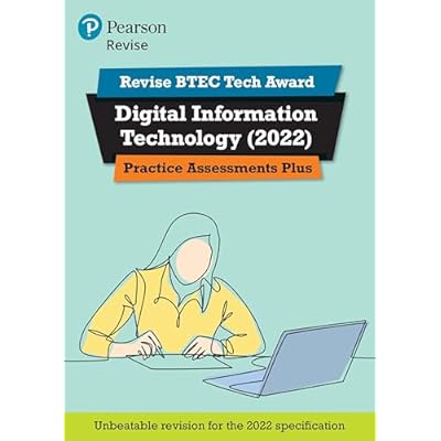 Pearson REVISE BTEC 2022 Tech Award Digital Information Technology Practice Assessments Plus - for 2026, 2027 exams