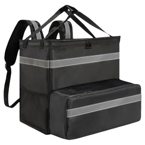 Sac de transport pour livraison pizza à revêtement chaud en tissu permanent