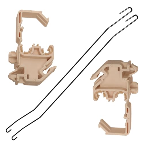 Image of 2PCS Trunk Lid Torsion Spring Kit with 2 Spring Clips fit for Honda Accord 3.5L 2008-2010 2.4L 2010-2012, Driver & Passenger Side Trunk Opener Spring Replaces 74872TA0A00 74871TA0G00