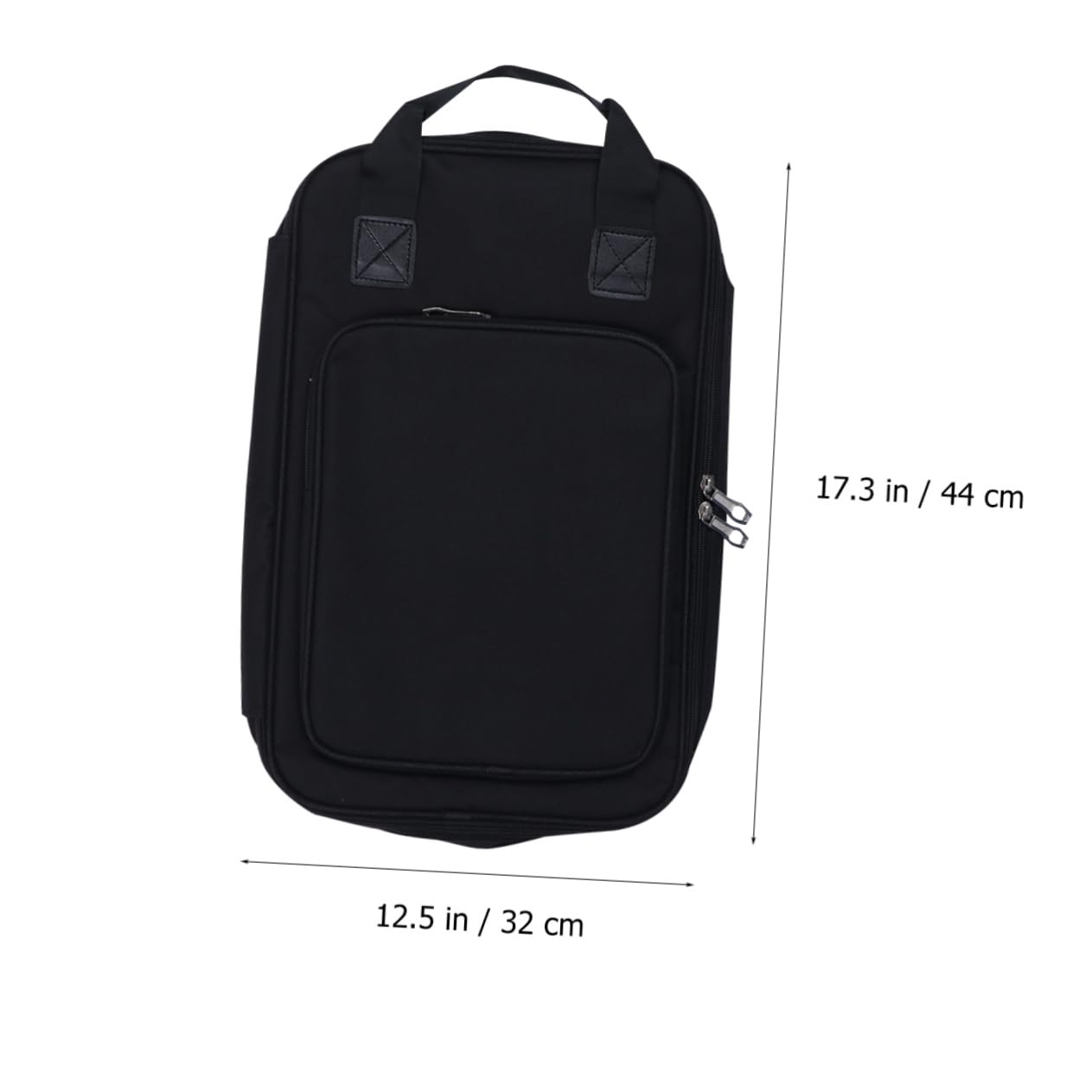 Mochila para Baquetas Negra de Pvc, 1, Gran Capacidad