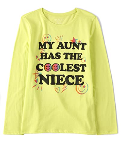 The Children's Place Girls' Long Sleeve Graphic T-Shirt