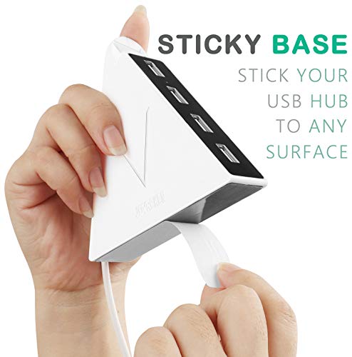 Joyreken 4-Port Usb 2.0 Hub, Flyingvhub Vertical Data Usb Hub #TOP4