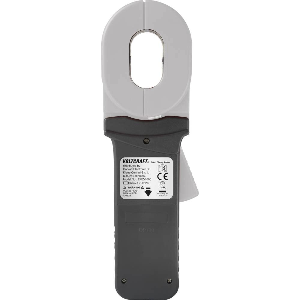 VOLTCRAFT EMZ-1000 Erdungsmessgerät 0.01-1200 Ω
