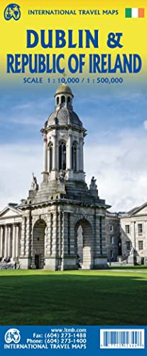 Dublin & Ireland Travel Reference Map 1:10K/500K