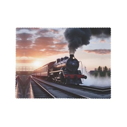 Nappe train à vapeur de qualité supérieure | Linge de table 137x183 - 8