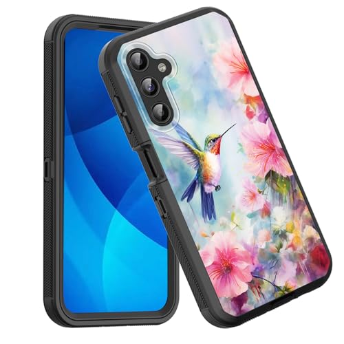 Coque Galaxy A25 5G Samsung 6,5" anti-choc rigide 3 couches motif colibri fleur