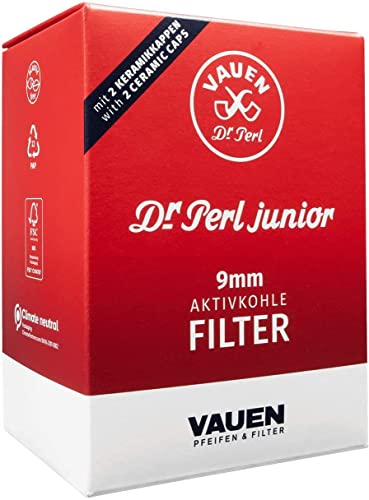 Dr. Perle Filtre Junior Filtre à Charbon Actif Grande-Ju de 9 mm Max 4 x Guirlandes Lumineuses 180, Carbone, Rouge, 10 x 8 x 5 cm Cover