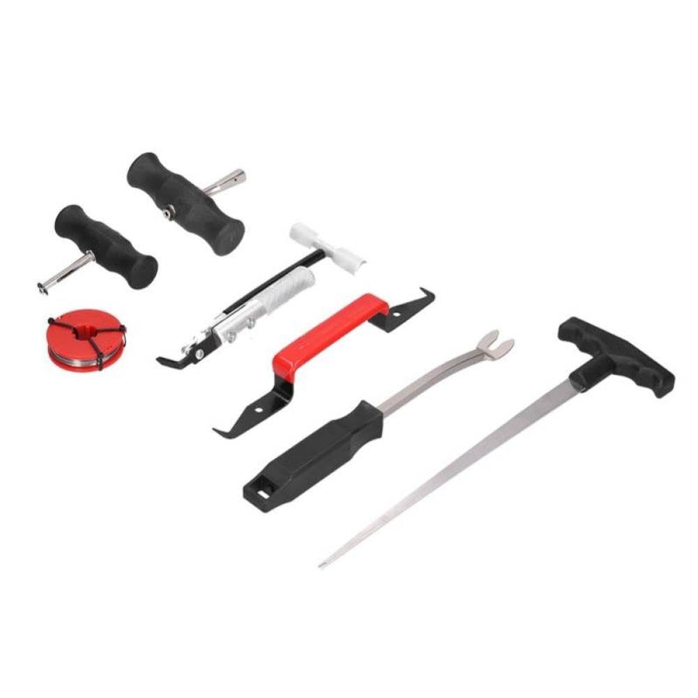 Kit di rimozione del Parabrezza Taglierina Adesiva Strumenti per la rimozione del Vetro del Vento 7 Pezzi compatibili con autocarri Leggeri