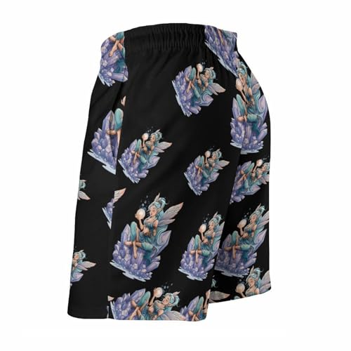 Fairy Mens Swim Trunks Quick Dry Board Shorts Beach Swimwear Bathing Suits4