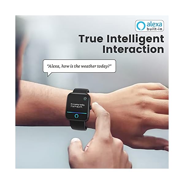 Smart Watch, AOKESI 2023 Newest Touchscreen Smart Watch for Android Phones and iPhone Compatible, 5ATM Waterproof Fitness Tracker with 24/7 Heart Rate, Blood Oxygen, Smartwatch for Men Black