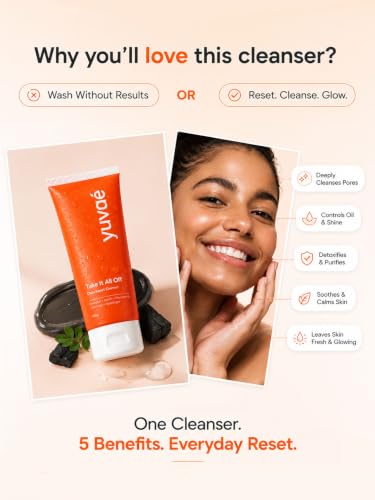 Image of Take It All Off Daily Reset Face Cleanser, Deep Cleansing, Brightening & Hydrating, helps barrier repair, Paraben-Free & Sulphate-Free, 100gm