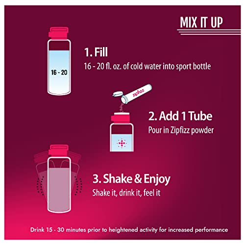 Image of Zipfizz Daily Energy Drink Powder, Black Cherry,3-in-1 Sustained Energy, Rapid Hydration, and Essential Vitamins | Sugar-Free, Electrolyte Powder, Contains Vitamin B-12 & Antioxidants (Pack of 40)