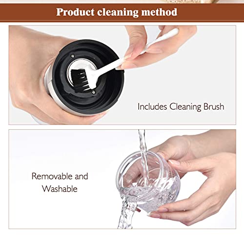 ywewsq Molinillo de café eléctrico USB Ajustable para Uso en el hogar y la Oficina, Molinillo Profesional de Granos de… - Imagen 5