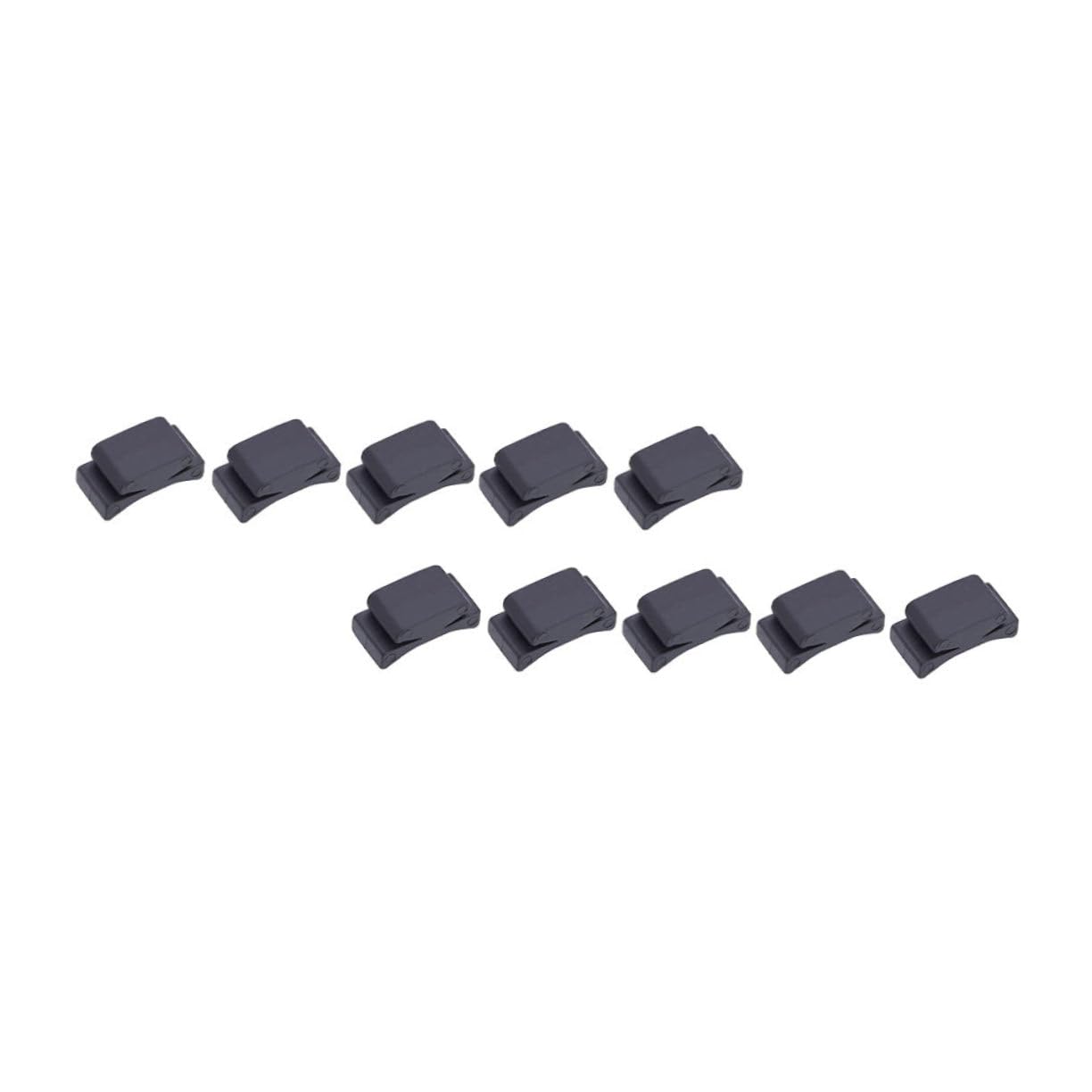 Yardwe 10pcs Rubber Guitar Pick Clip Holder Grip Guitar Picks Holder Accessories