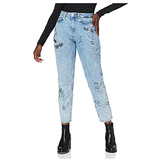 find. 59173 vaqueros mujer, Azul (Light Blue), W32/L32 (Talla del Fabricante: Large)