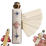 Antikes Adressbuch Aus Messing Mit Emaille-Blumen, Retro-Mini-Adressbuch Für Die Handtasche (#C)