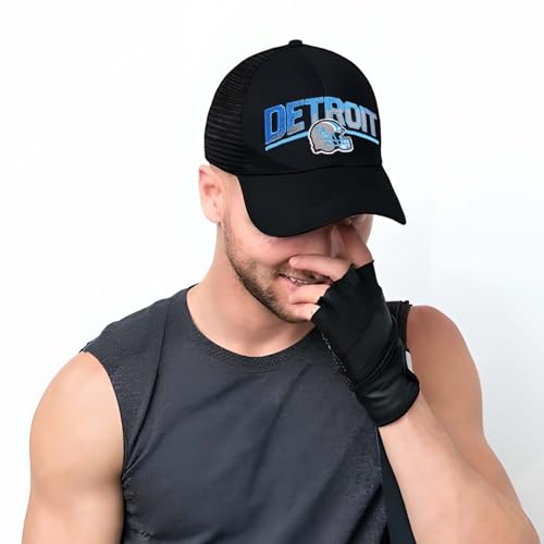 Football Fans Embroidered Trucker Hat, Football Team City Adjustable Baseball Hats Best Gift for Men Women - Image 5