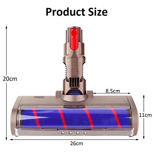AINUO Testina per Pulitore a Rullo Morbido per