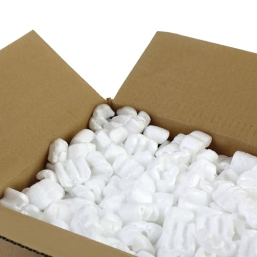 Coribi - Lote de 100 L de almohadillas de poliestireno PELASPAN - Relleno de embajale - No se deforma - Amortiguación - Resistente - Antiestático - Libre de polvo - Inodora