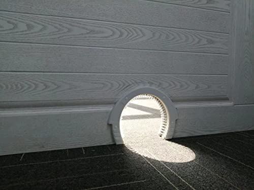 FICUSWIN Cat Door Interior Door, Pet Door with Removable Cleaning Grooming Brush, Large Pet Cat Pass for Adult Cats up… - Image 8