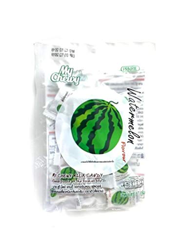 My Chewy Milk Candy, Soft Chewy Candy 19 tablet, Size 67g X 2 Packs (Watermelon Flavour)