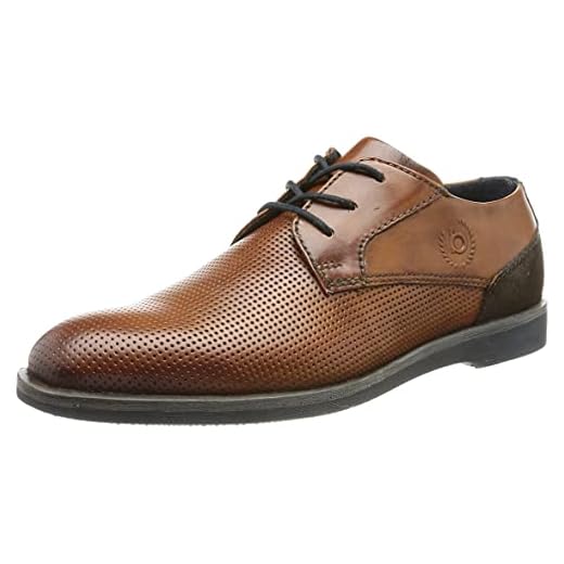 bugatti Melchiore, Zapatos Hombre, Marrón (Coñac), 44 EU