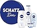 Produktbild NIVEA Geschenkdose Schatzkiste, Geschenkset für Frauen mit Pflegedusche, Hand Creme, Body Lotion & Pflege Creme, pflegendes Weihnachtsgeschenke Set