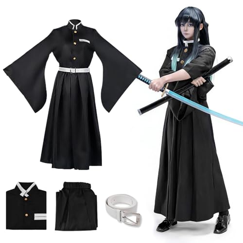 Bocguy Muichirou Cosplay, Disfraz de Anime Tokitou Muichirou, Disfraz Anime para Hombre, Uniforme Personaje Traje de Kimono para Adultos para Carnaval, Halloween, Fiesta de Cosplay