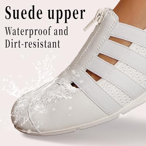 Image of Women's Comfortable Walking Shoes Lightweight Mesh Slip-on Loafers Low Top Casual Fashion Sneaker for Women