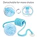 WONOWPA Cat Spring Toys, Self-Play Hanging Stretchable Cat Spring with Bell, 3 Pack Soft Plush Interactive Cat Toys for Indoor Cats Kitten Chasing and Playing