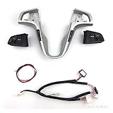 ABOCCI YSHIHAO Blaue Hintergrundbeleuchtung mit Bluetooth Fit for Hyundai Verna Solaris Multifunktions-Lenkrad-Audiosteuerungstasten 1pc