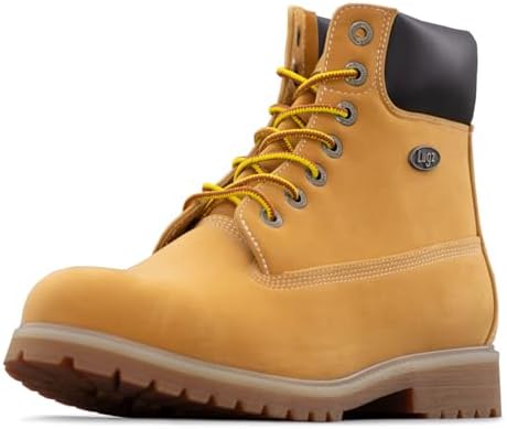 Lugz Men's Convoy Classic 6-inch Chukka Boot, Golden Wheat/Bark/Tan/Gum, 10.5 M
