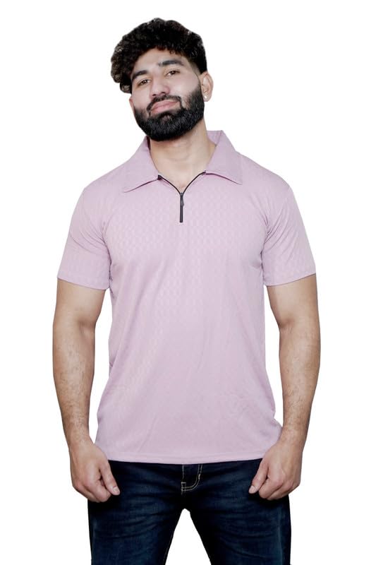 VR THE STYLE Men's Solid Half Sleeve OG Tactical Polo T-Shirt, Anti-Odor, Moisture-Wicking, Breathable, UV Protective, Ideal for Outdoor, Hiking & Trekking Onion