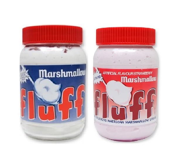 Marshmallow Fluff Vanilla-Erdbeer-Marshmallow-Aufstrich 2x213 g