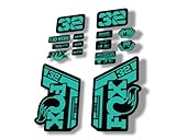 fox 32 float performance 100mm fit4 3-position 9qr Étanche Autocollant de rechange pour fourche Fox 32 2021 Performance Elite Series Dolphin (mat)