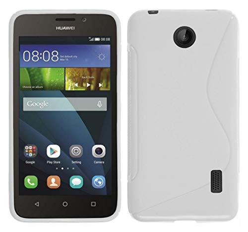 Funda Gel TPU Huawei Ascend Y635 S-Line Color Blanca