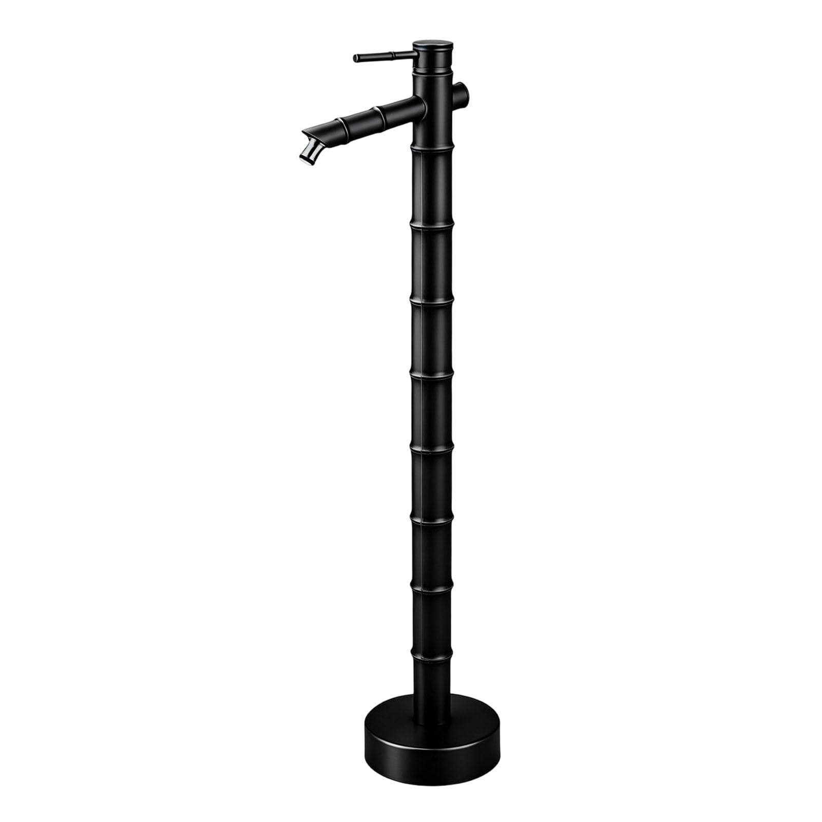 Junvstor 69.5Cm Outdoor Copper Garden Water Column With Faucet, Freestanding Vertical Garden Water Tap, Antifreeze Frost Free Outside Courtyard Water Faucet(,Side Inlet)