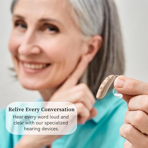Hearing Aids for Seniors, 16 Channels OTC Hearing Aids with Noise Cancellation, Real Voice BTE Hearing Amplifiers for Mild to Moderate Hearing Loss - Image 6