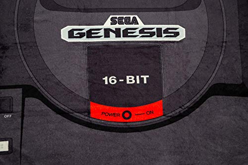 Sega Genesis Throw Blanket | Cozy Fleece Blanket | Super Soft Lightweight Blanket | 45 x 60 Inches