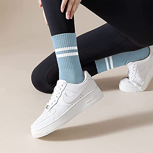 Image of 3 Pairs Grip Socks Yoga Socks with Grips for Women Non Slip Socks for Pilates, Workout, Ballet, Dance, Hospital Sock