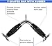 Yes4All LAT Cable Attachment, Tricep Press Down Bar with Diamond Knurl Handle, Support up to 880 lbs (Rubber - V Shaped Bar)