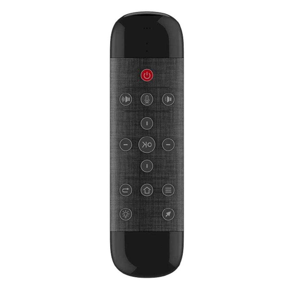 hejhncii Learning Air Mouse W2pro Voice Remote Control Rechargeable Keyboard Air Mouse 2.4G Voice Remote Control Voice Controller