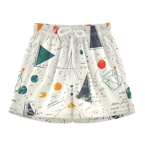 Bolaz Toddler Boys Swimwear Swim Trunks with Compression Liner 4T Mathematical Formulas