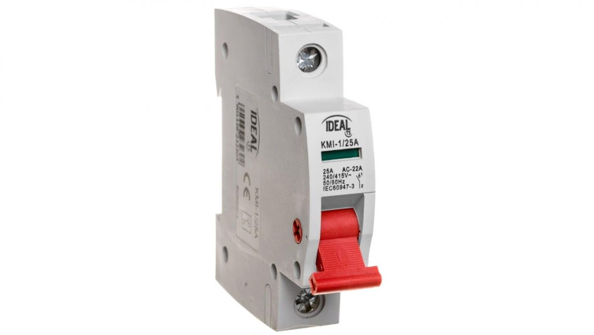 SANDASDON INTERRUTTORE MEGNETOTERMICO PER BARRA DIN 1 MODULO 1P+N 240V CURVA C 4.5KA 16A
