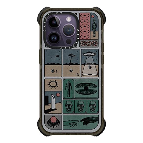 CASETiFY Ultra Impact iPhone 14 Pro Case [5X Military Grade Drop Tested / 11.5ft Drop Protection] - Research - Clear Black by CASETiFY - Used condition - US$11.92