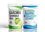 1 x 90 Garcinia Cambogia Plus 1 x 60 Colon Cleanse Clean Weight Loss Detox Supplement Slimming Diet Pills Free Meal Plan & Dieting Tips